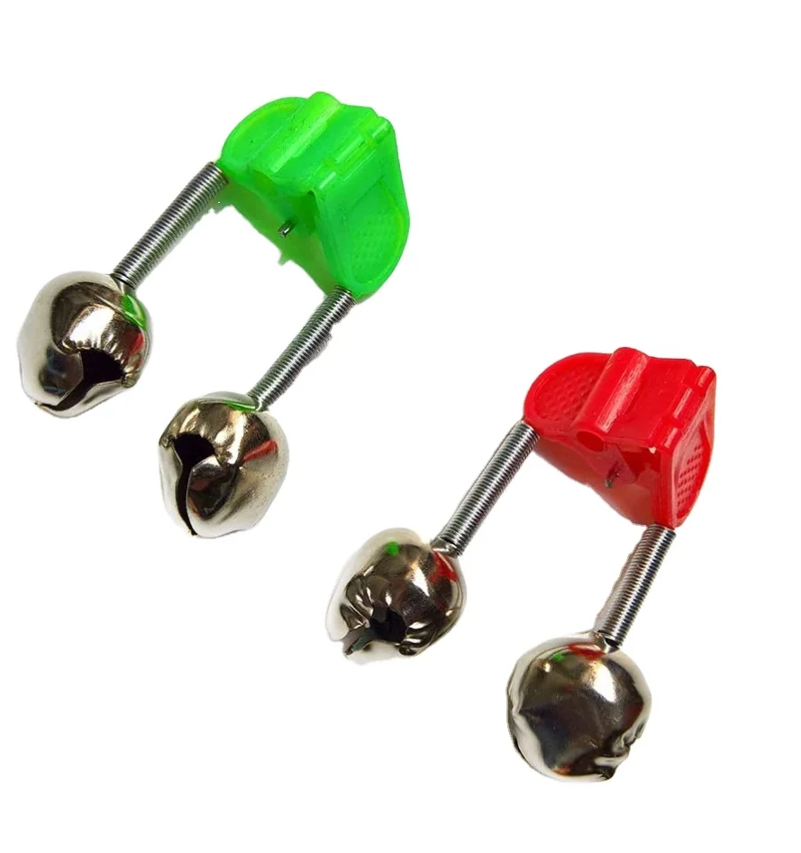 

So-Easy Plastic Fishing Bells Clips Fishing Rod Alarm with Dual Alert Bells