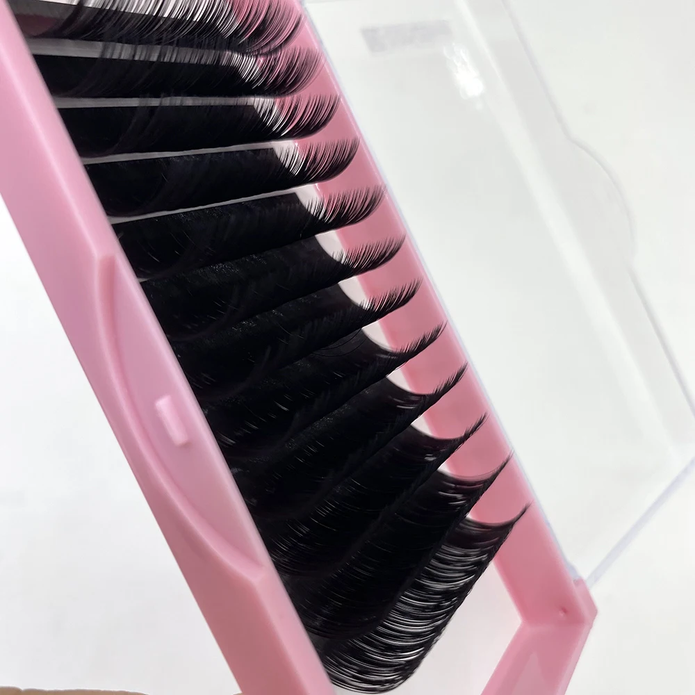 

OEM Wholesale Wispy Las Extension Supplies Premium Mink Private Label Cashmere Eyelashes Extension Manufacturer, Black