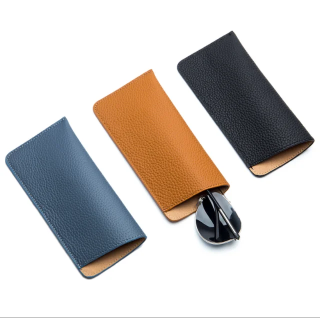 

Waterproof Genuine Leather Eye Glasses Protective Cover Case Retro Style Glasses Pouch Sunglasses Pouch Bag