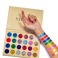 

Hot Selling Cosmetic Veronni Makeup 24colors Glitter Eyeshadow Palette Wholesale Pigment Eye shadow