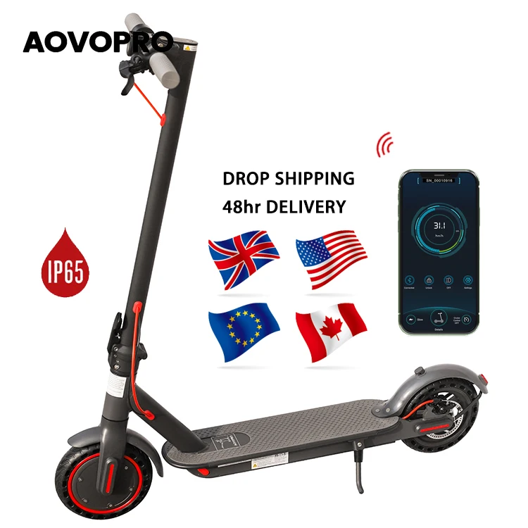 

AOVOPro M365 Pro 2 Wheels Honeycomb Tire 10.5ah 350w UK EU US Warehouse Foldable Trotinette Electrique Electric Scooter Adult
