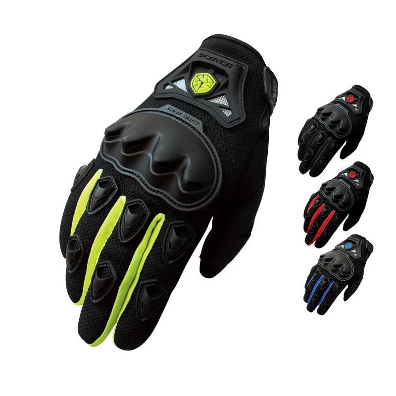 C-Funn Motorrad Handschuhe – Touchscreen, Atmungsaktiv, Mit Anti-Kollisionsschutz, Größe XXL