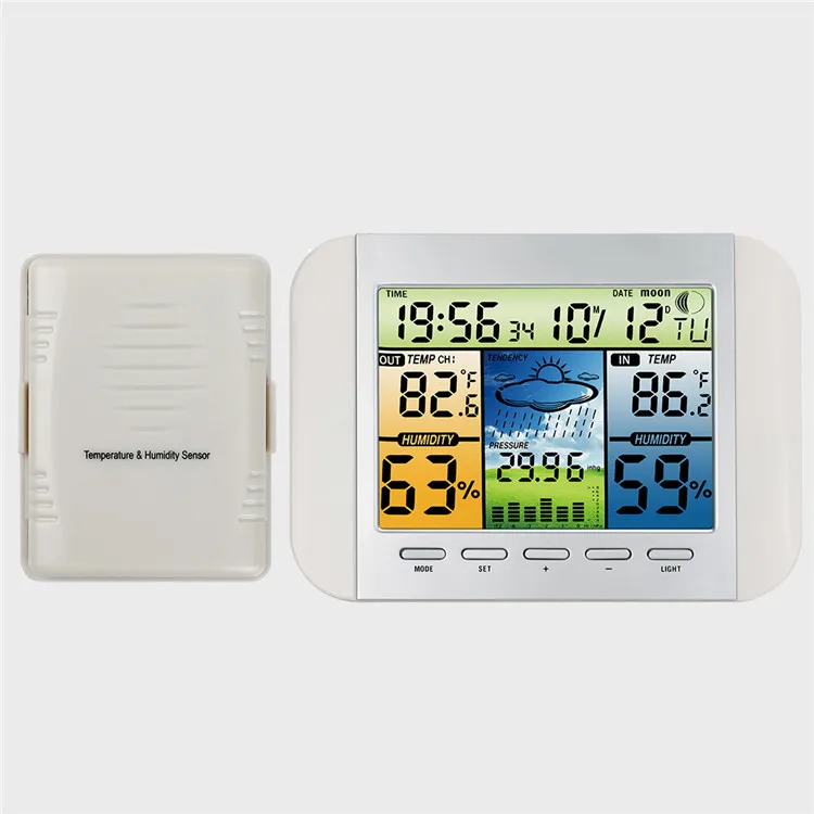 Digital Weather Alarm Intelligent Weather Station With Outdoor Sensor