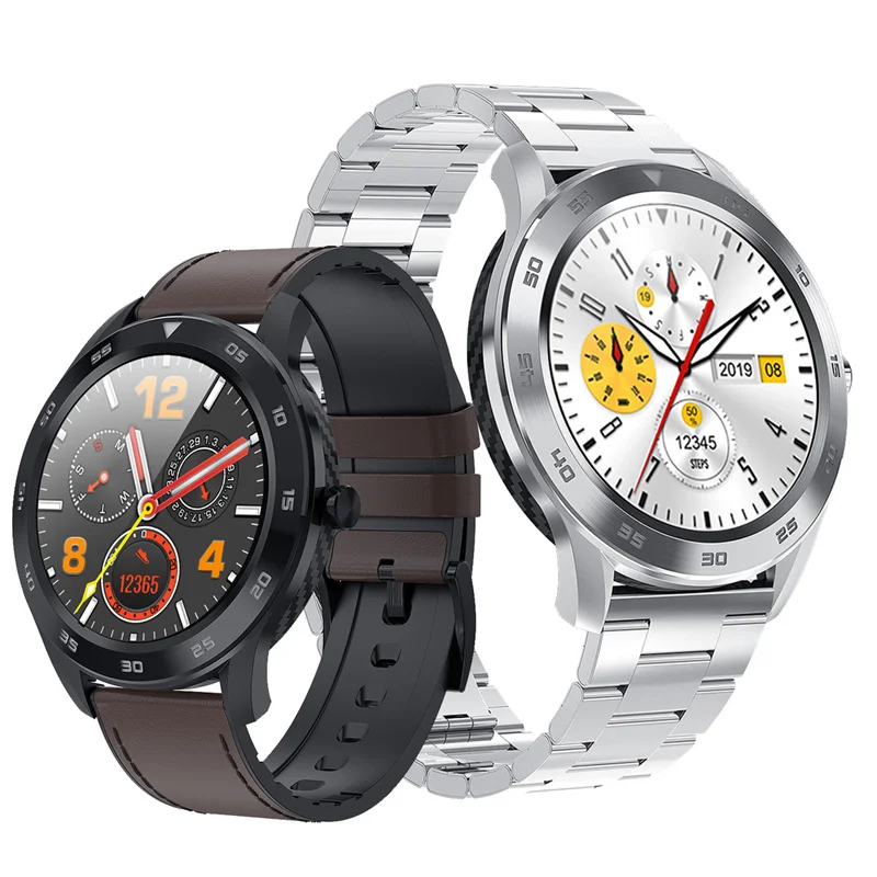 

DTNO.1 DT98 Smart Watch Waterproof Women Men Smartwatch Round Heart Rate Pedometer Call Message Reminder Smart Activity Tracker