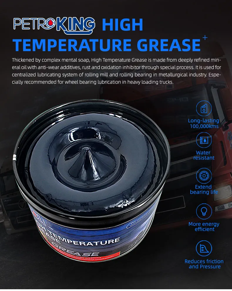 Petroking High Temperature Grease Lithium Blue Grease 400g Cartridge