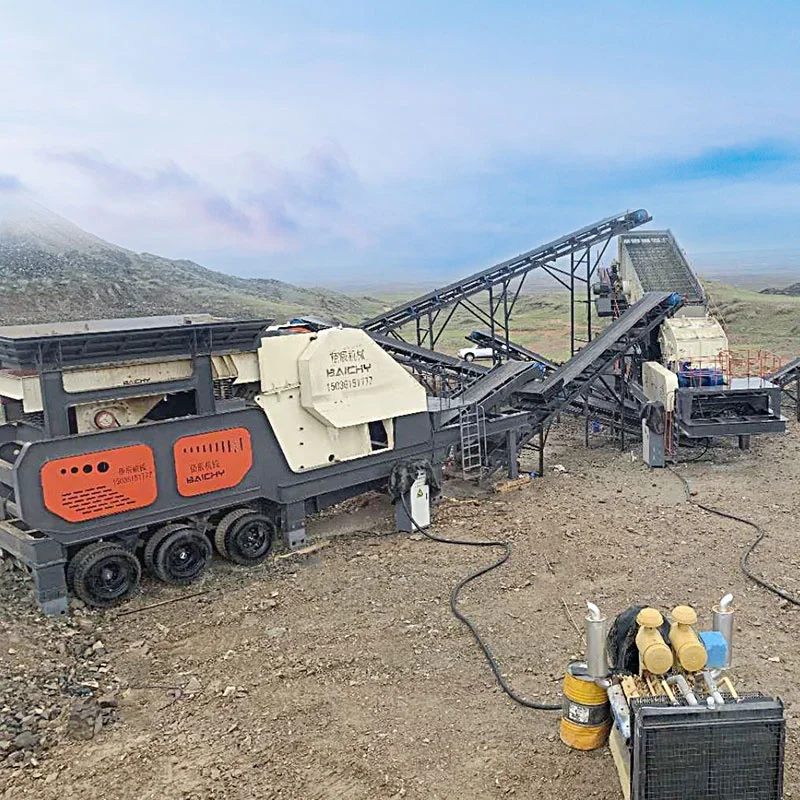 
Complete quarry crushing plants, mobile granite limestone gravel jaw crusher, Factory price Aggregate rock stone crushing plant 