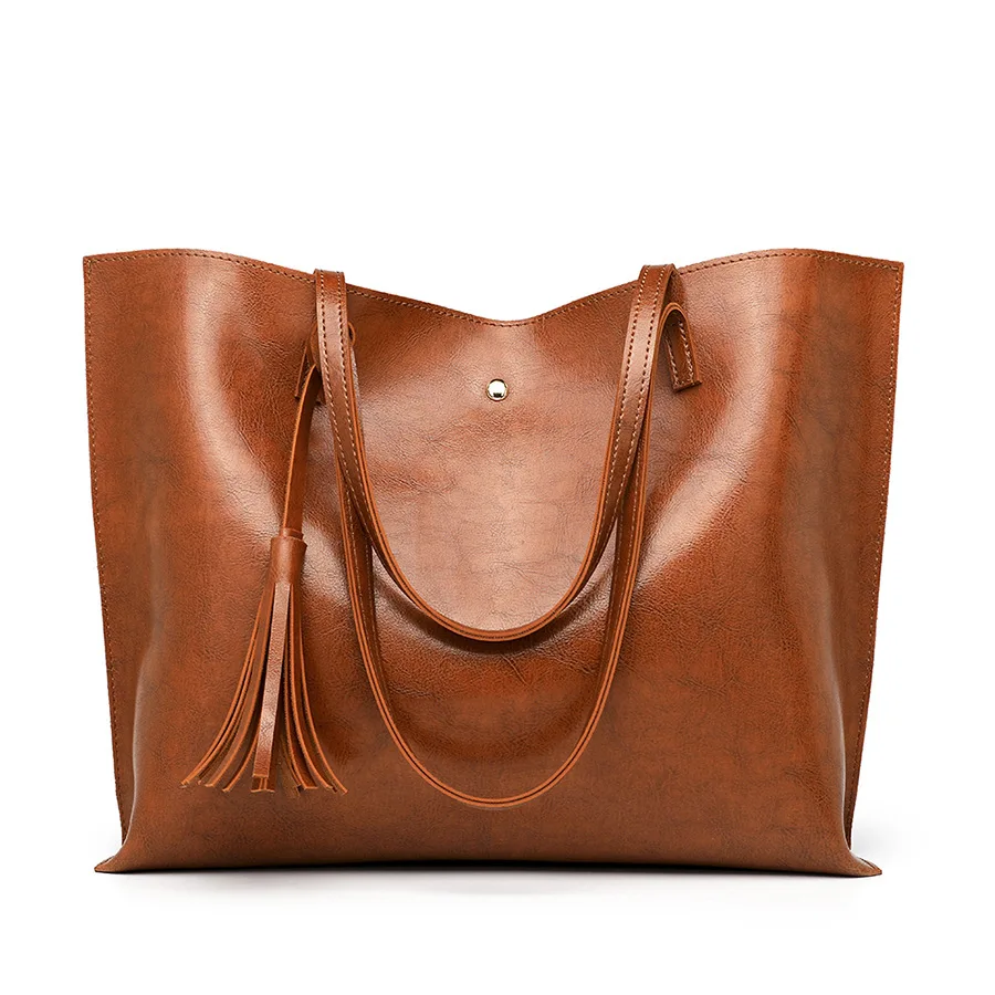 

SUNDO 2019 Trending Womens Handbag Wholesale Elegant Simple Casual Ladies Tote Bag PU Leather Handbags, Red/burgundy/black/brown(customize)