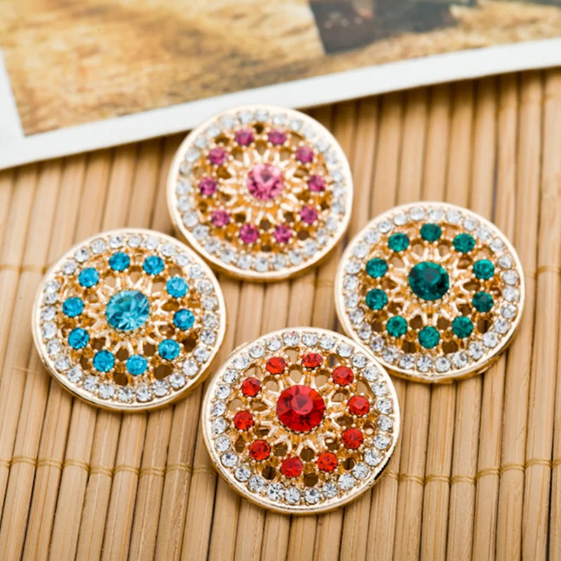 

2021 Sailing Jewelry Studded Double Sided Diamond Magnetic Brooches Muslim Silk Scarf Crystal Brooch