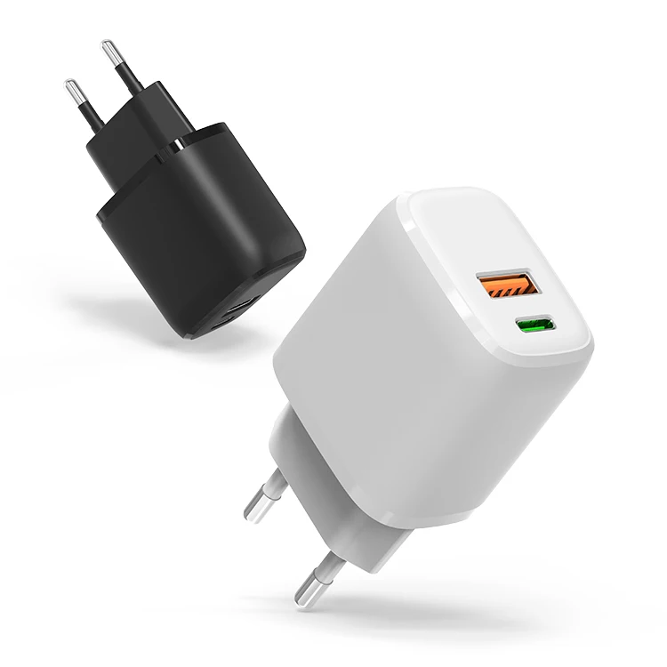 

PD 20W Fast Charging USB C Type-C Charger for iphone fast charger, Black white