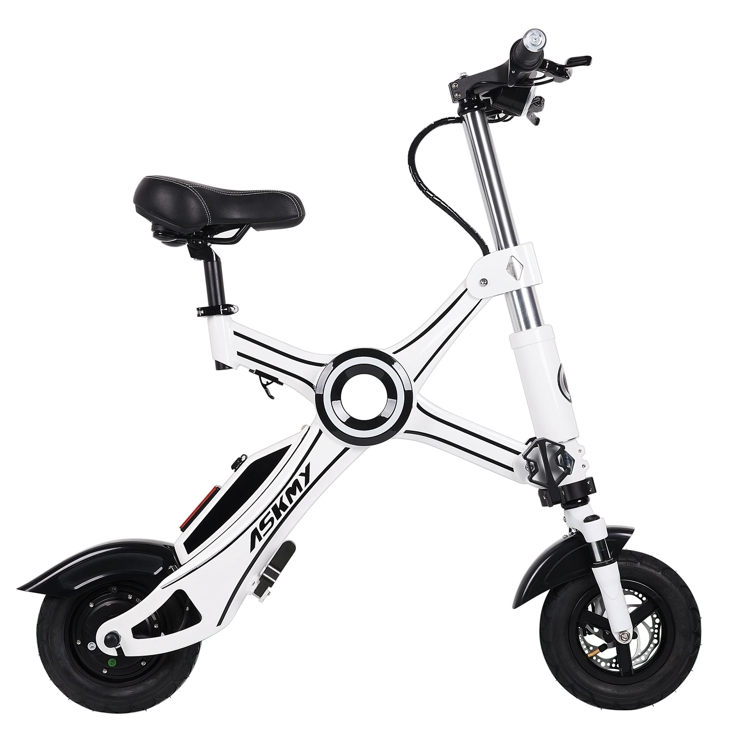

ASKMY 10 inch Electric Bike 2 Wheel Bicycle Electric Folding E Bike 36V 7.5 AH 250W Adult City Cycle Factory Wholesale