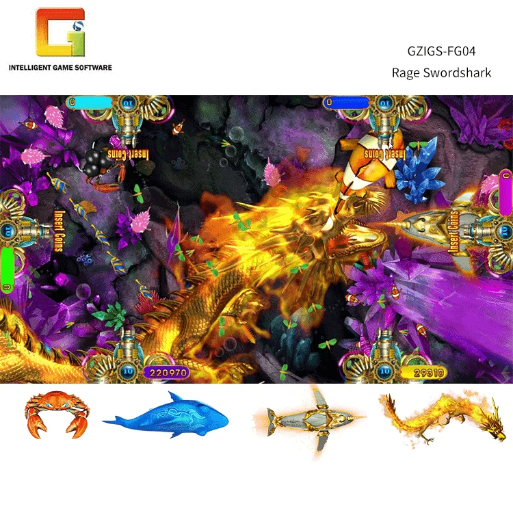 

Custom Gaming Solutions Fish Game Board Video Game From China