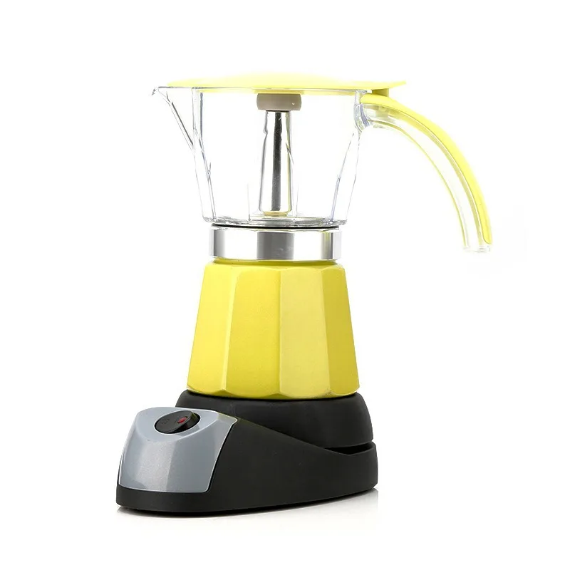 

Aluminum electric moka pot glass coffee maker drip coffee pot