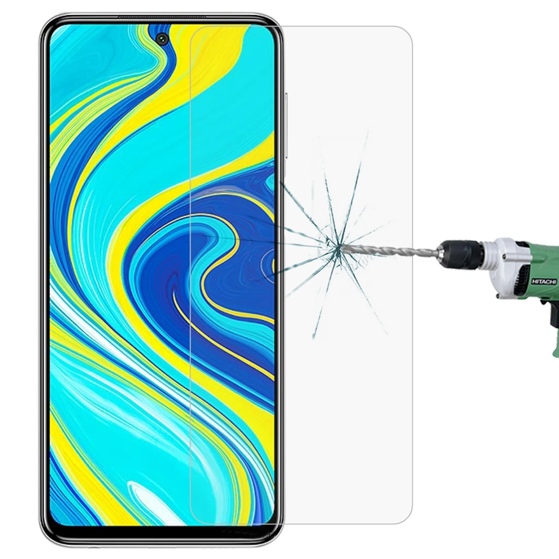 

Hot Sale Non-full Screen Protector Glass Film For Redmi Note 9S HD Protective Phone Film Tempered Glass for Note 9 S