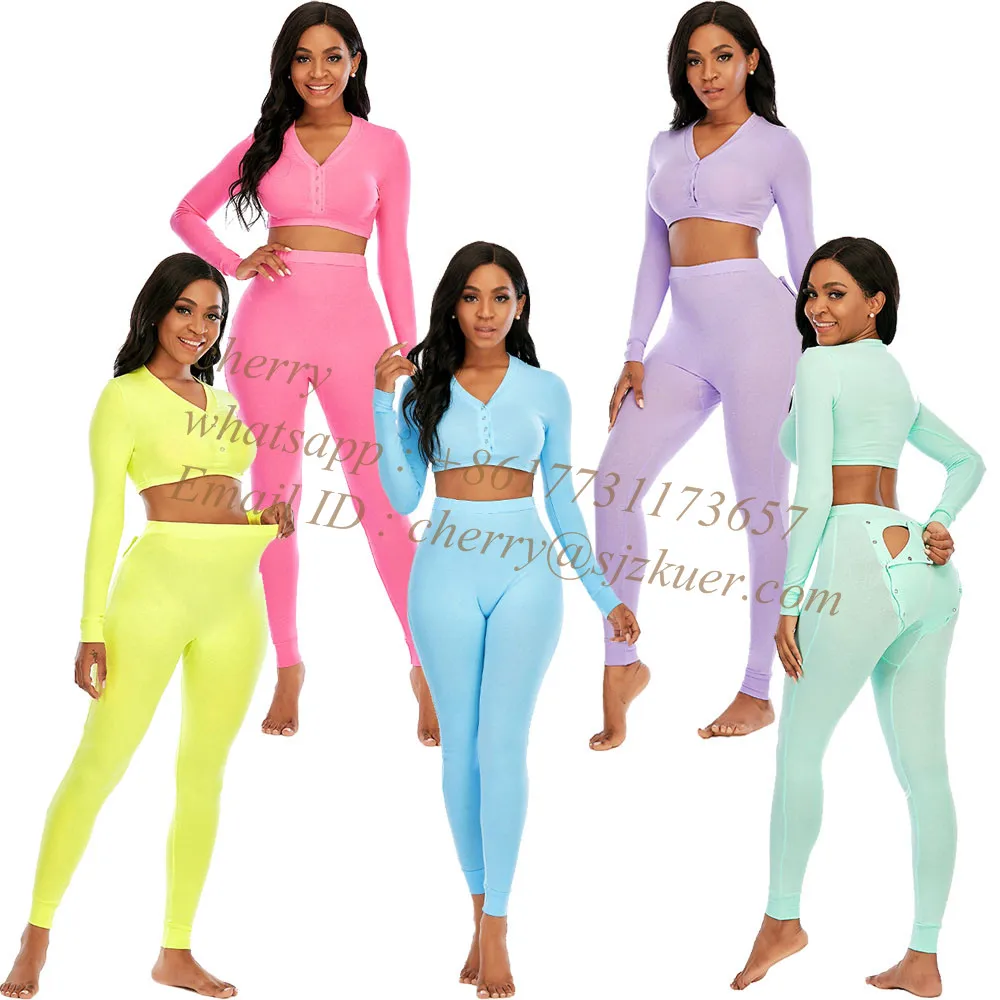 

2 PCS Women's Tracksuit Two Piece Set Women Crop Top Pant Jogger Set women apparel sets two piece, Picture shows
