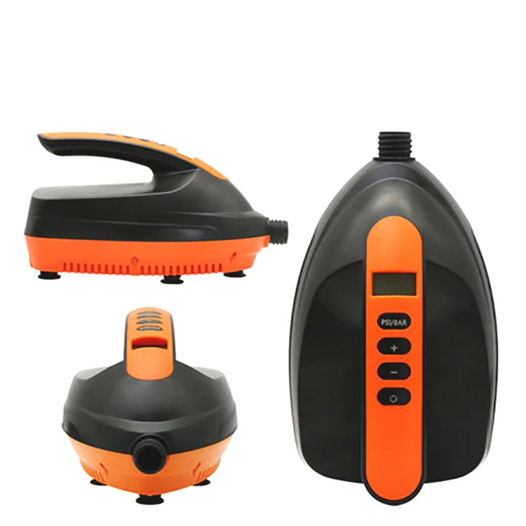 

Quickly Surfboard Dedicated Car Double Stage Electric Air Sup Pump, Orange & black & blue