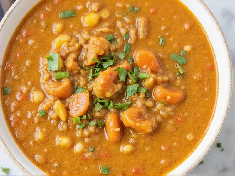 lentil soup nutrition data