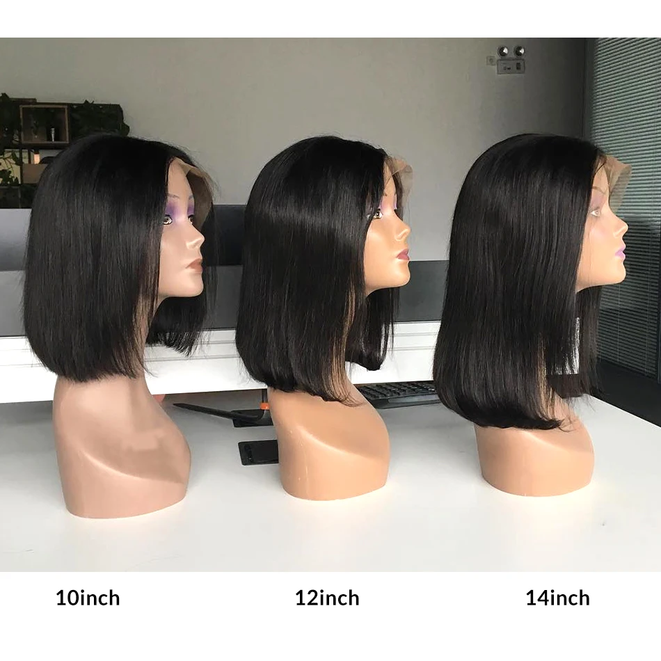 

Addictive Straight 2X6 Lace Closure Bob Human Hair Wig With Closure