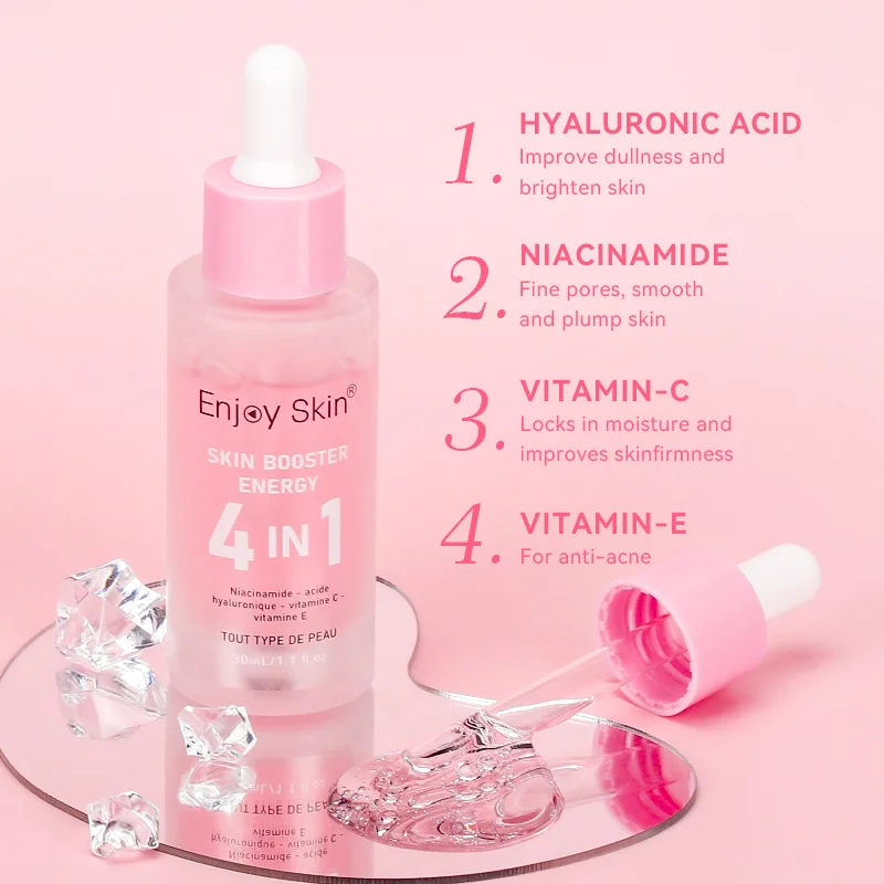 

Enjoy Skin 4 in 1 hydra facial serum solutions Vitamin C Serum Hydrolonic Skin Whitening Anti Wrinkle With Moisturizing