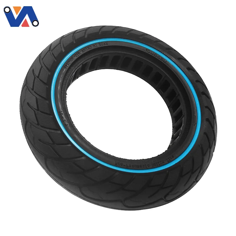 

New Image EU Warehouse 10inch Max Solid Tyre E Scooter Wheel 10x2.5 Honeycomb Solid Tire For 10 Inch Electric Scooter Solid Tire