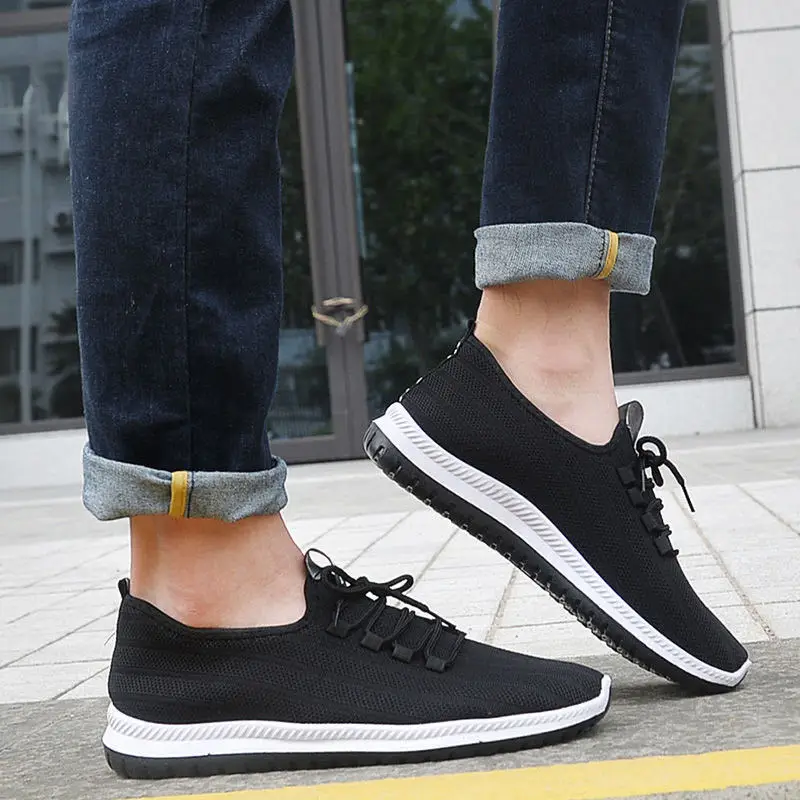 

Factory Sale Cheap men Sneakers black Sneaker male Light running sports Shoes Spring Casual Breathable Sports Shoe, Optional (as below)