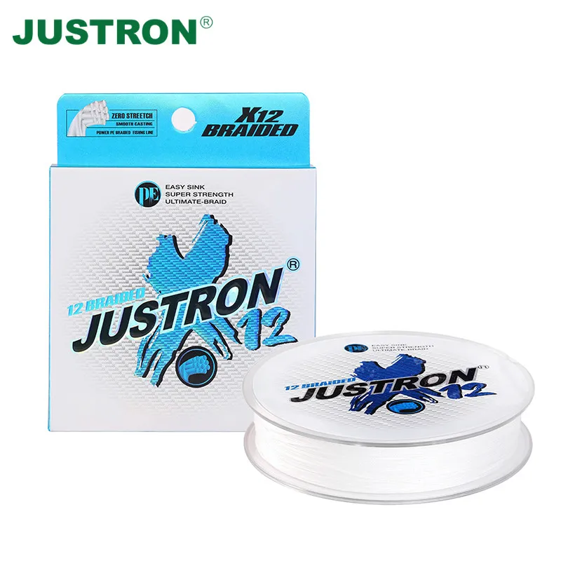 

Justron 2023 New 12 Strands Super Strong fishing iron line Braided dawa fishing line