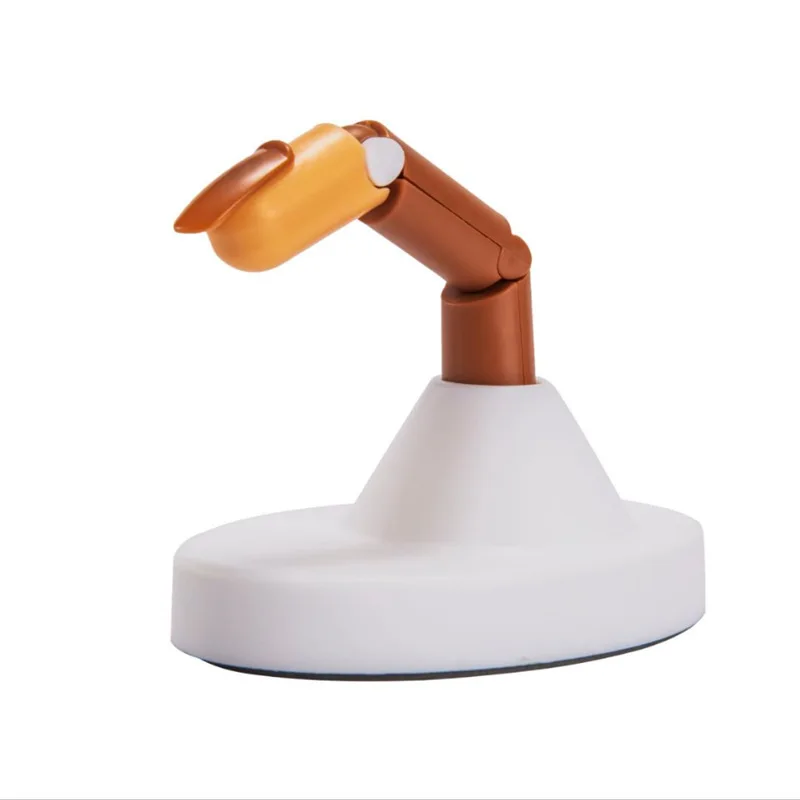 

Flexible Middle Finger with base Adjustable False Finger Manicure Tool ABS Silicone Practice Nail Art Training