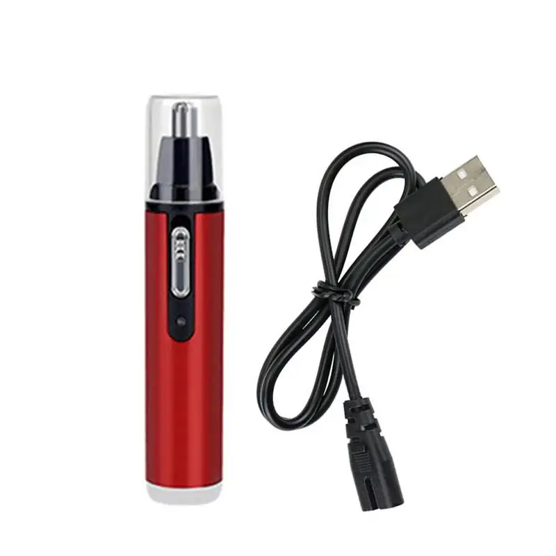 

USB Ear and Nose Hair Trimmer for Men Knife Shaving Safe Nose Hair Trimmer Rechargeable Care Tool Nose Hair Trimmer