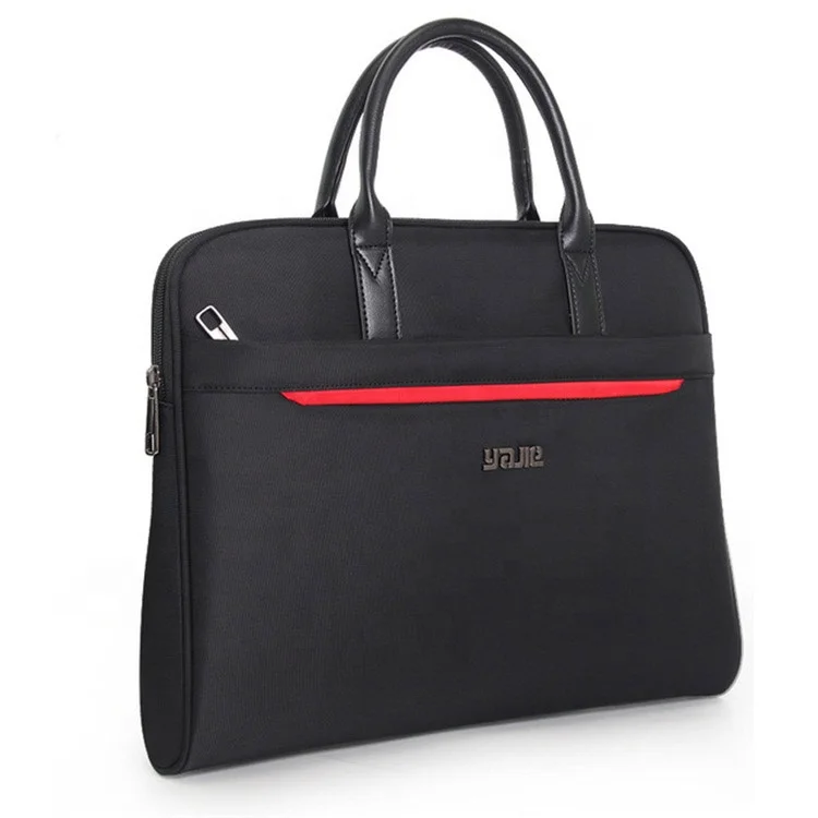 

Classic Black Business Bag Waterproof Oxford Handbag Briefcase Laptop Bag For Men