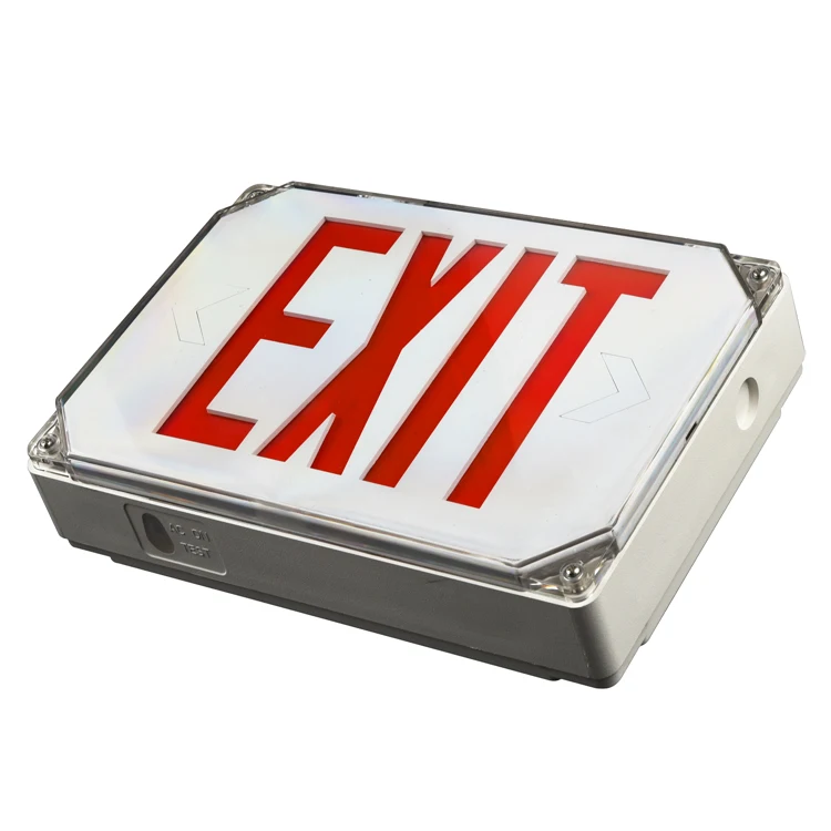 China price double face universal emergency light sign Outdoor UL listed Wet Location- JLWPEE2RW
