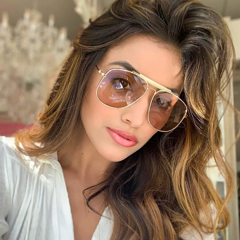 

2021 NEW TREND Fashion sunglass 100% metal len