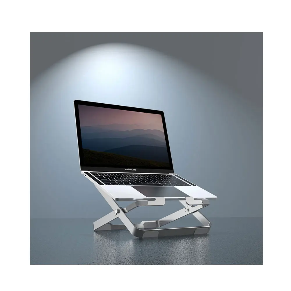 

Wholesale Cheap Flexible Rotating Collapsible Aluminum Alloy Computer Laptop Stand Tablet Holder for Macbook Pro Notebook