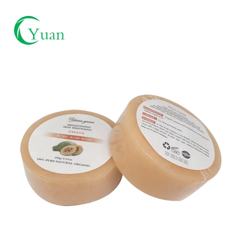 

Brightening skin whitening papaya kojic acid soap