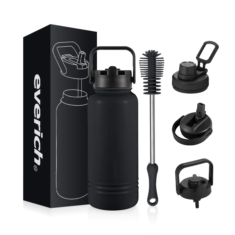 

Gradient Color Double Wall Vacuum Insulated Wide Mouth 32oz 40oz Stainless Steel Sports Water Bottle