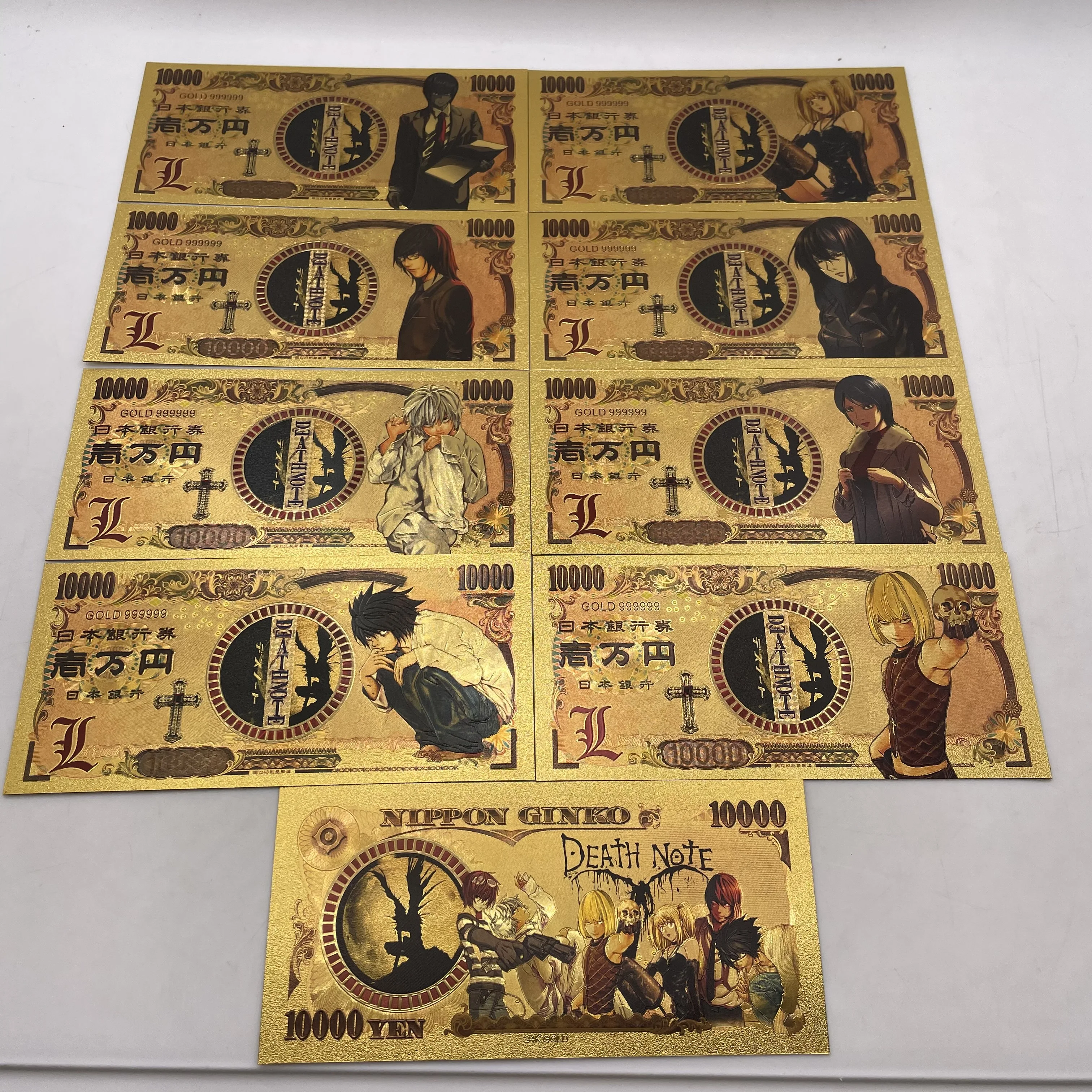 8 types Japanese Anime Death N