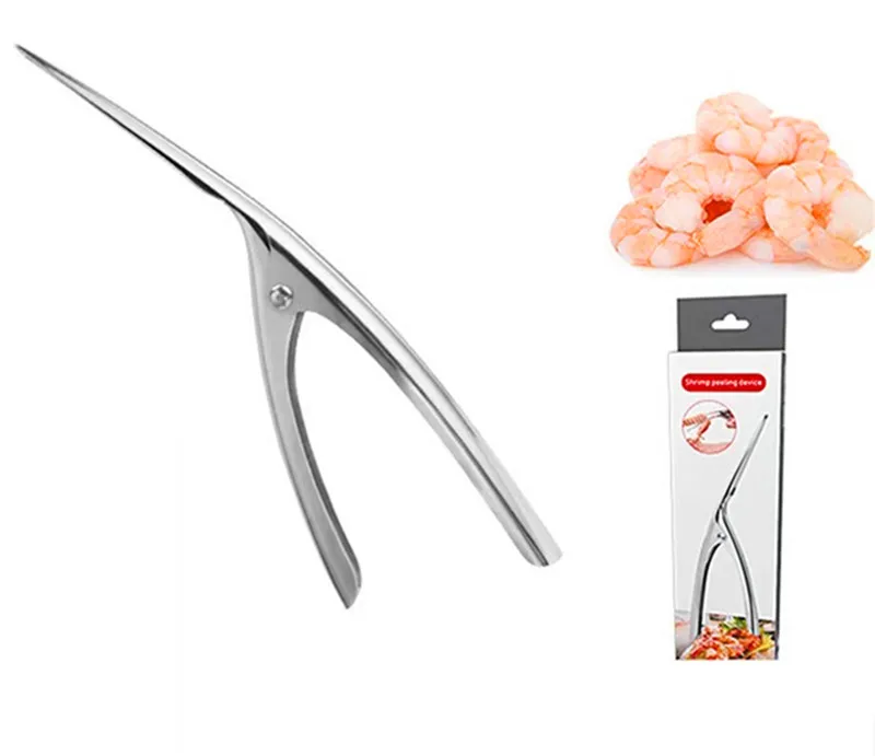 

High Quality Chitchen Gadget Tools Shrimp Peeler Machine Cooked Peeled Shrimps, Silver