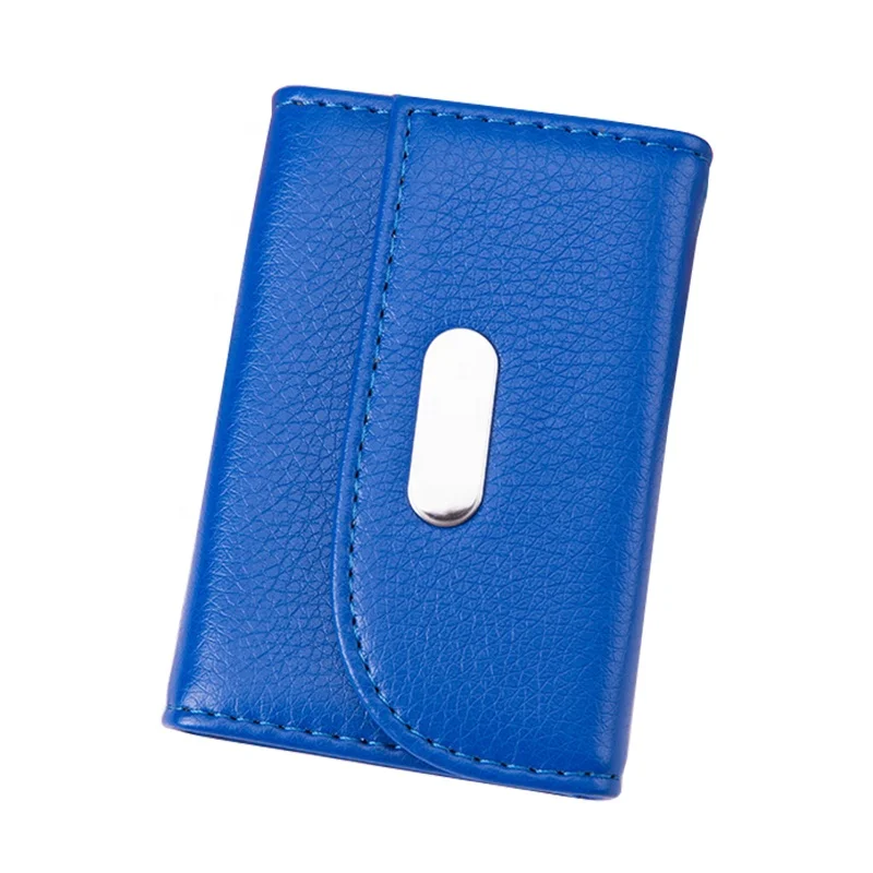 

Magnet closure Premium PU leather Large storage RFID Blocking security cards wallet money wallet