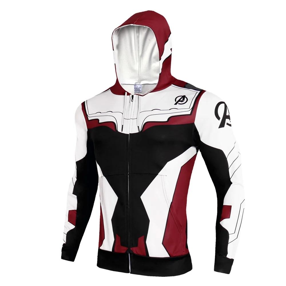 

Fashion printing quantum warsuit concept 3D hoodie zipper hoodie temperament commuter