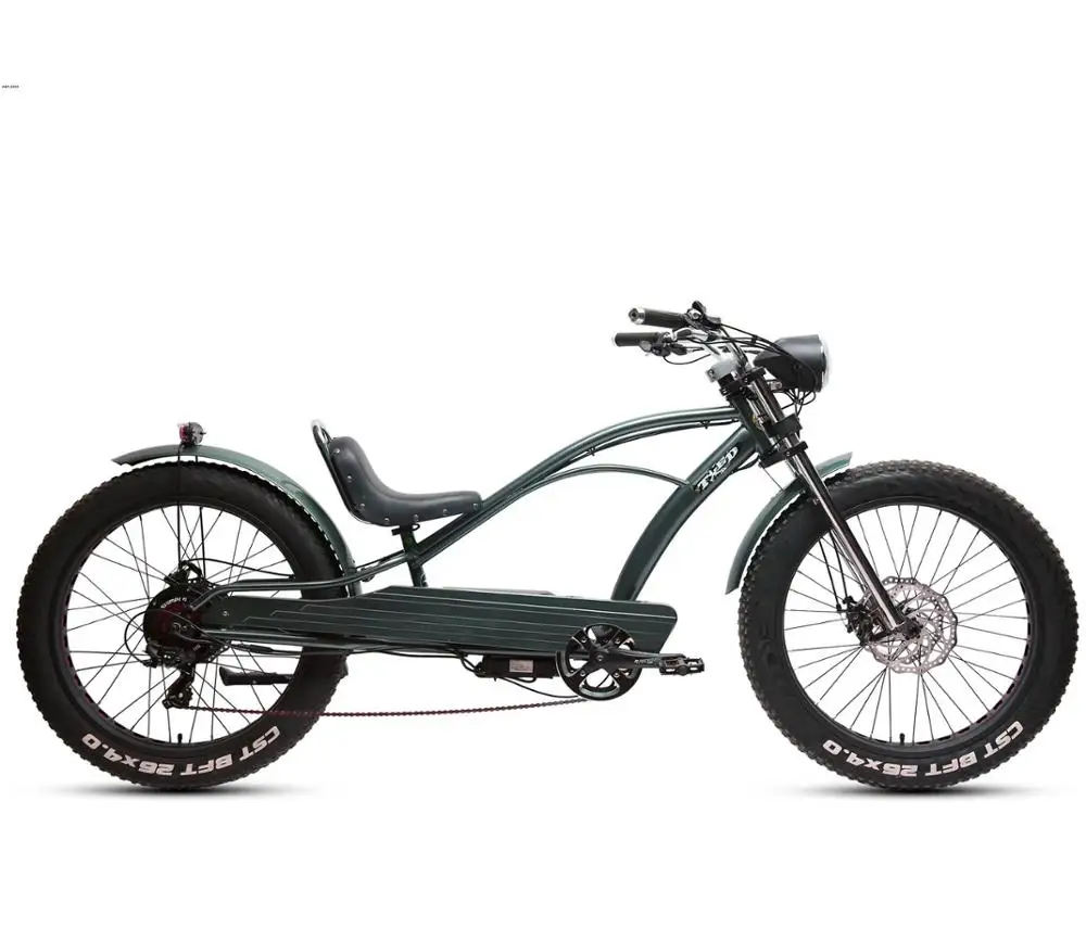 

Hot Sale 26 Inch Fat Tire Beach Cruiser Motoris Bike Motorized Electric Bike Ebike Chopper, Customerized
