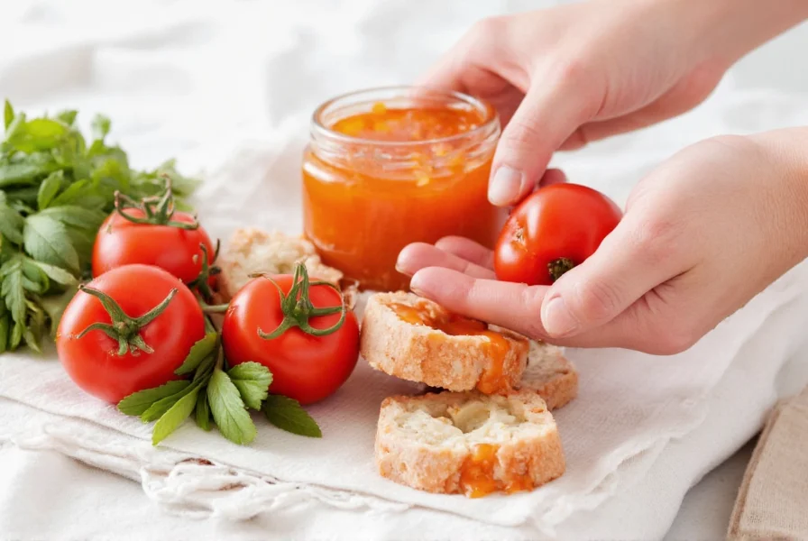 Koch massiert Grünkohlblätter, um Bitterkeit zu reduzieren