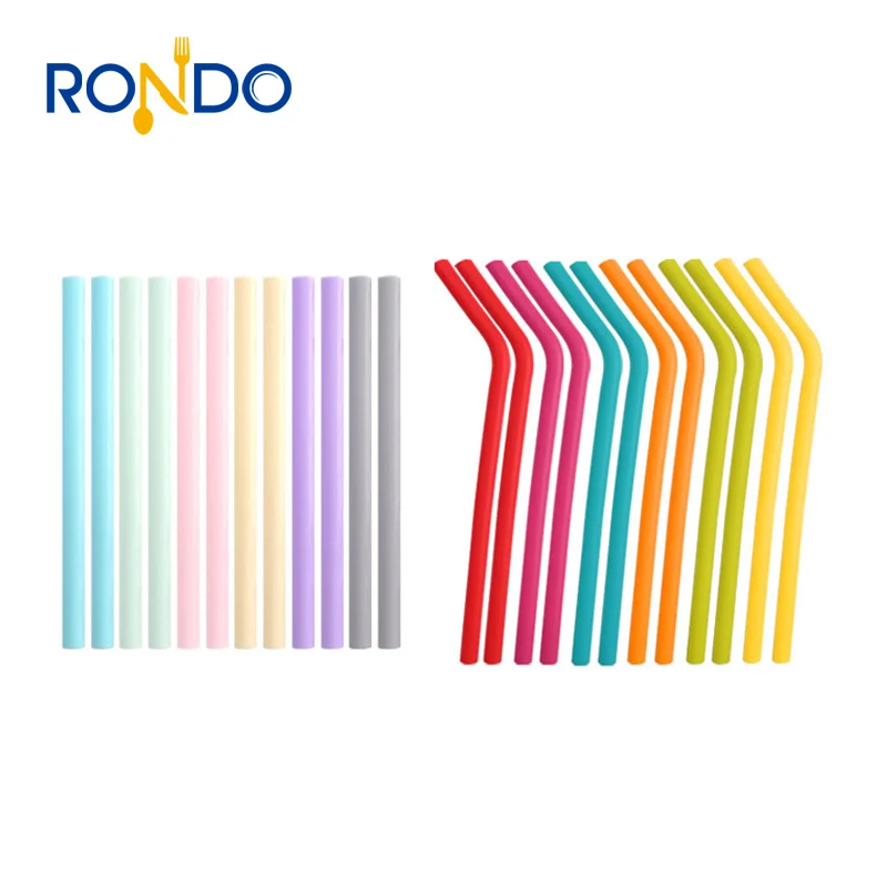 

Amazon Hot Seller 2021 Foldable Drinking Straw Silicone Collapsible Straw Custom Logo, Purple/green/blue/pink/blue/yellow