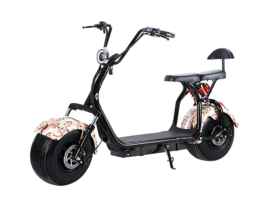 w电动摩托车踏板车 - buy with safety led lights,electric scooter