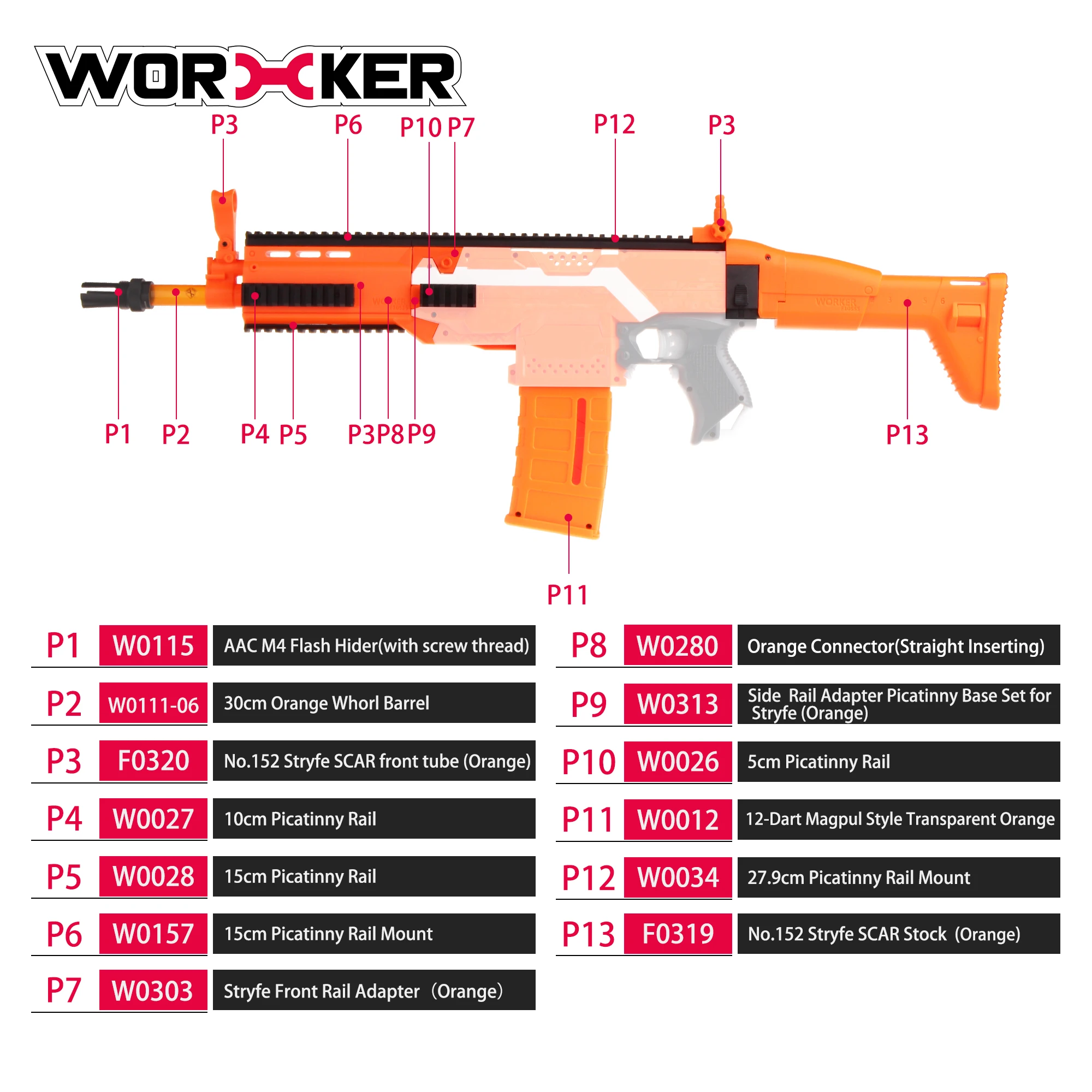 Arbeiter F10555 No 152 Fn Narbe Stil Spielzeug Gun Kits Orange Fur Nerf N Strike Stryfe Blaster Fur Kinder Buy Kinder Pistole Spielzeug Gun Kits Spielzeug Pistole Kit Product On Alibaba Com