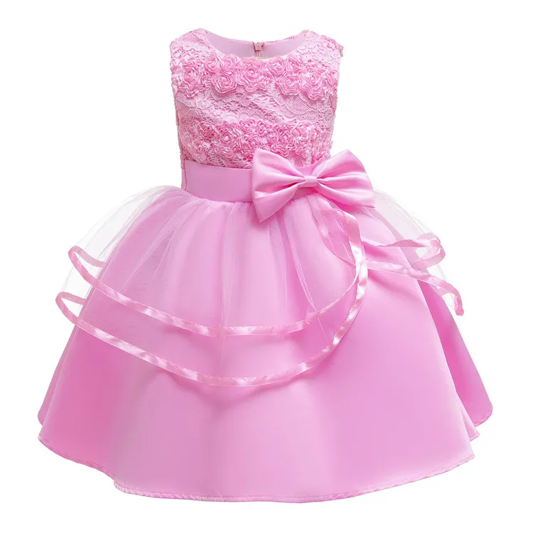 Baby Girls Floral Party Dress Flower 
