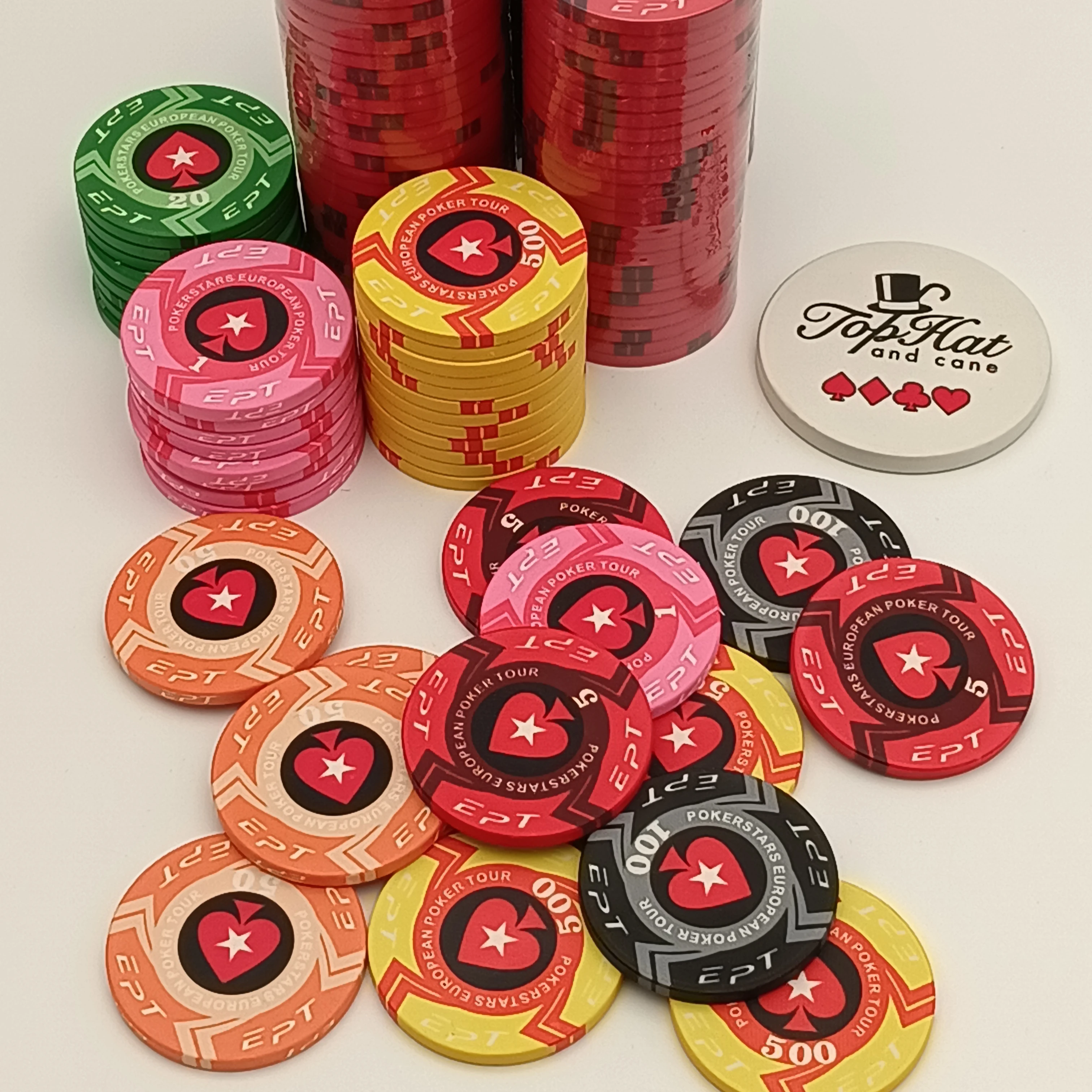 

dollar poker chips set, Customized