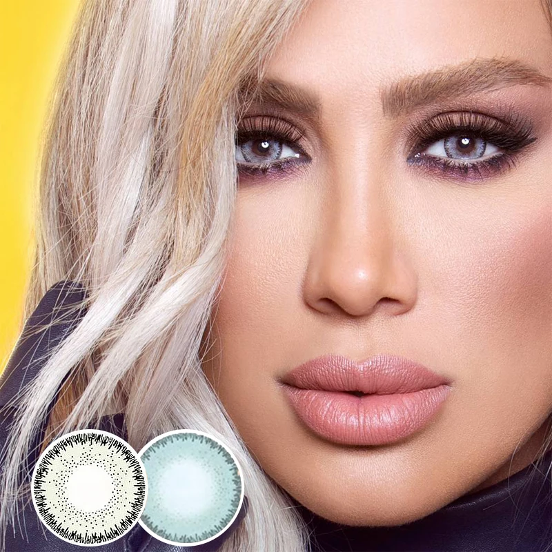 

Wholesale contact lenses comfortable colored contacts realcon 1 year beauty makeup circle lens contact lens, 9 colors