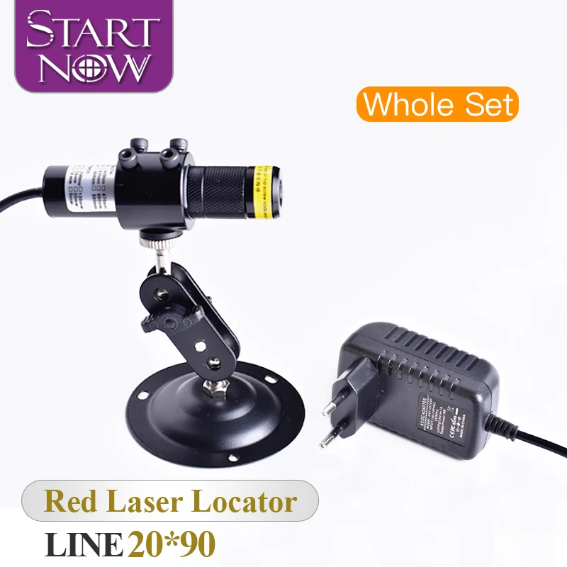 Set 20*90 660nm With Battery Case Laser Module Diode Alignment Red Light Laser Line Locator for Woodworking Machine Positioning