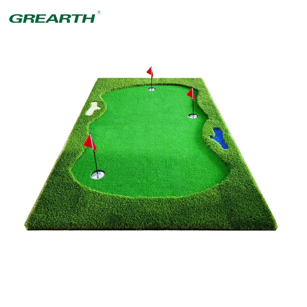Putting Green Golf MatTrue to Life Green Simulation Golf Putting MatGreen Long Challenging Putter for Indoor Outdoor