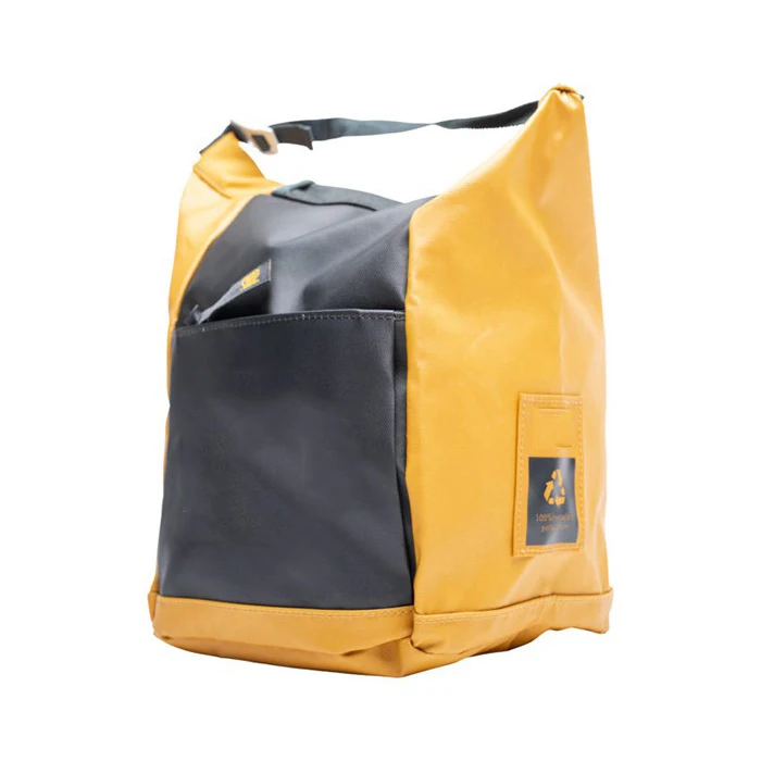 

High Quality 900D Recycled Polyester Dustproof Rock Custom Climbing Chalk Bag Gym Bouldering Pot Bag, Customized color