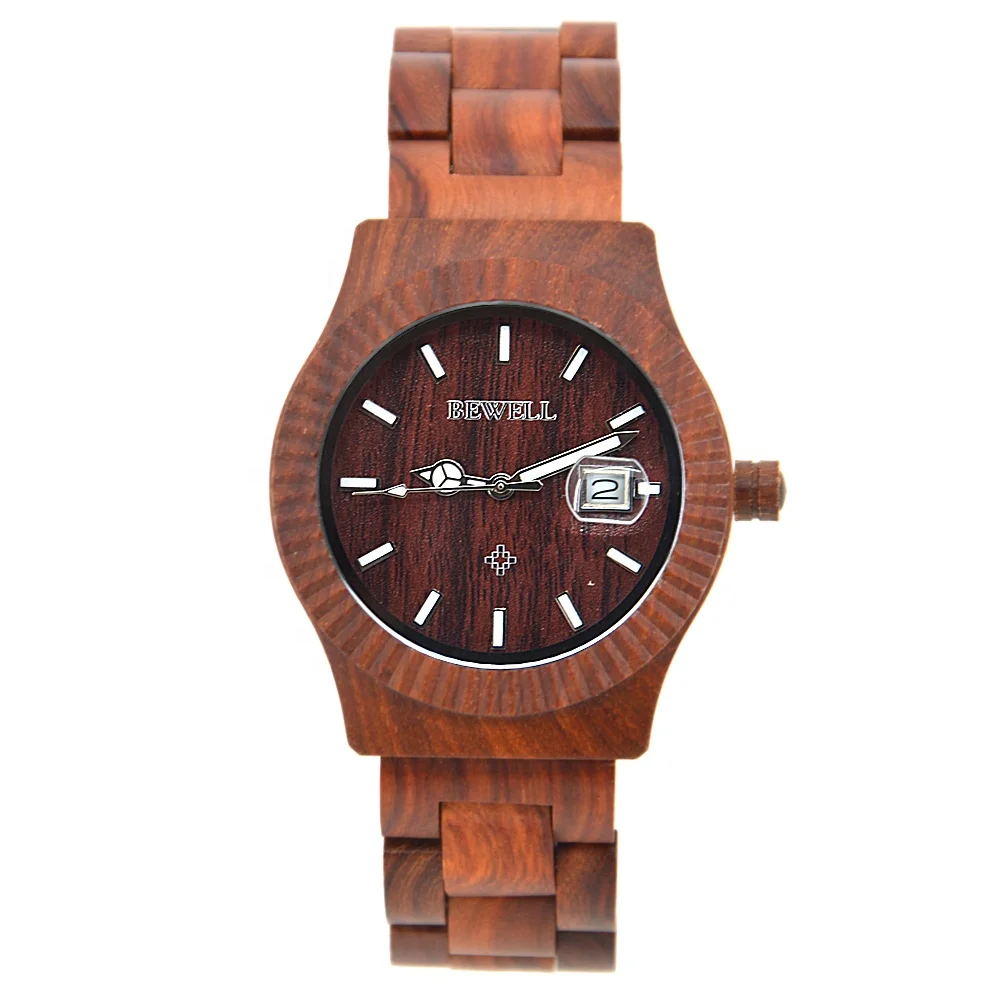 

Supply free shipping's wooden watch bewell watch high quality wood watch from Shenzhen made in China