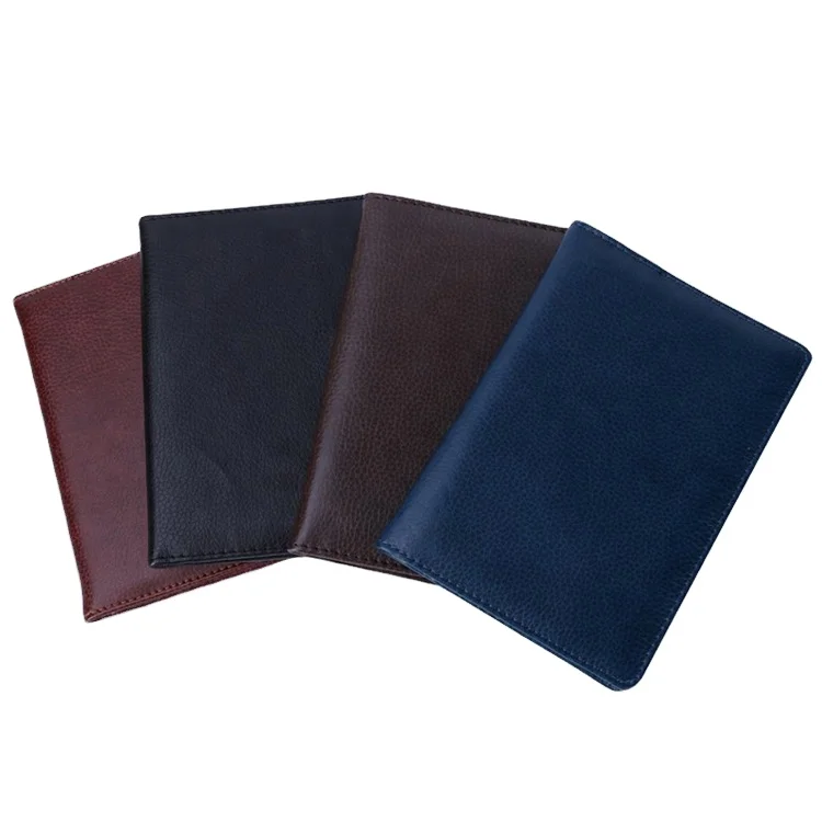 

Solid Credit Id Card Folders Women Men Passport Covers Holder Case Travel Passport Wallets